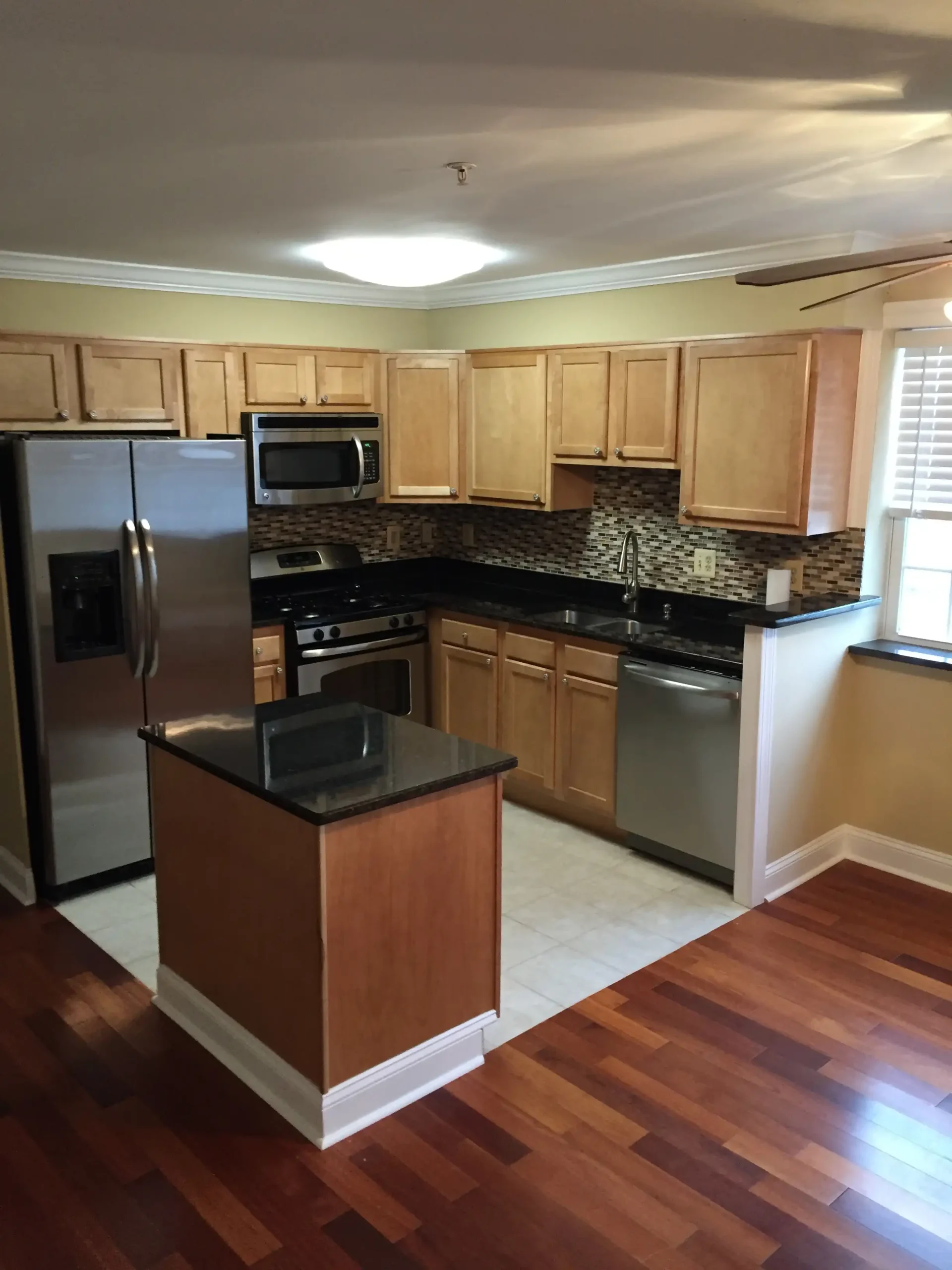 A Kitchen With a Block Island Space